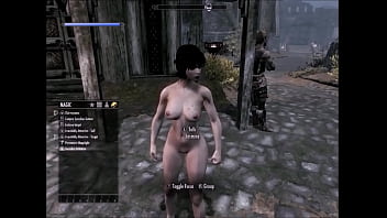 A lonely large breasted woman masturbates in public