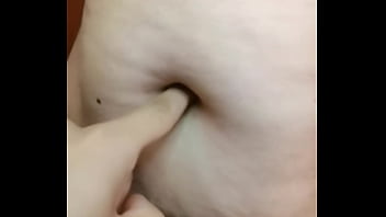 I love exploring a milf girl's navel