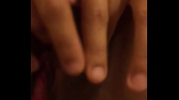 Wife playing with her pussy