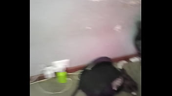 Grandpa daddy jack off and watch his black domestic play with pussy then gets a blowjob for her raise