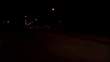 Fucking blonde slut in high heels outdoor