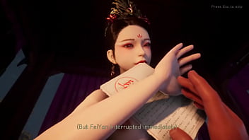 Fei yan making player cum top ridding romantic escapades game final title deed task