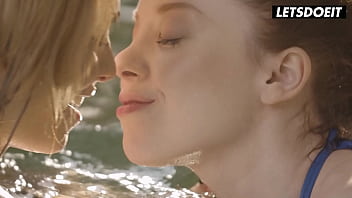 Stepsisters crazy orgasms by the pool a girl knows