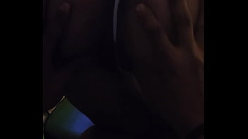 Satisfecho con su compra una tanguita mojada de mi esposa