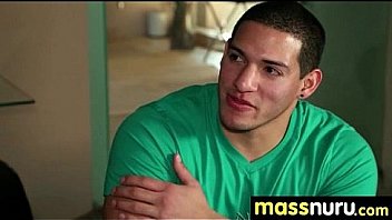 Nuru massage ends with a hot shower fuck 3