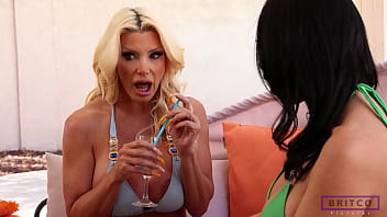 Horny milfs brittany andrews and piper press share max fills' cock