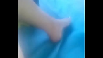 White girl play wit herself