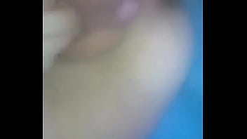 White girl play wit herself