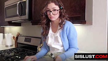 Stepbrother help her overcome her shyness sislust