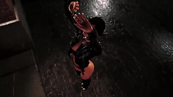Young prostitute ellie williams lures customers by dancing in the rain Young prostitute ellie williams lures customers by dancing in the rain