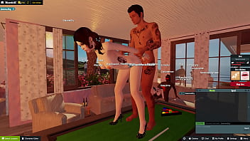 Comendo a safada no meio da festa