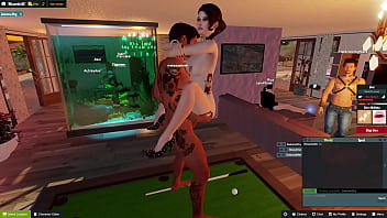 Comendo a safada no meio da festa