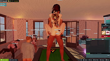 Comendo a safada no meio da festa