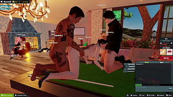 Comendo a safada no meio da festa