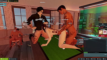 Comendo a safada no meio da festa