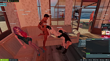 Comendo a safada no meio da festa