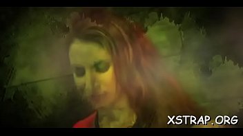 Ropped hottie screwed with huge toys