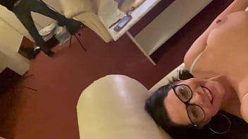 Making selfie masturbate video when he prepare stuff for shooting