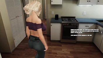 Big boobs blonde nailed