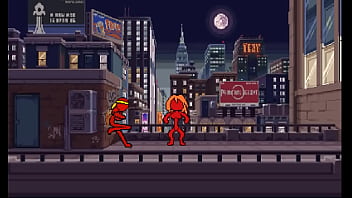 Horny red stickwoman