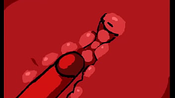 Horny red stickwoman