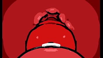 Horny red stickwoman