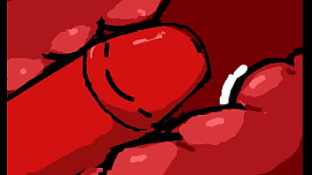 Horny red stickwoman