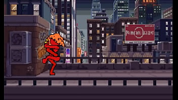 Horny red stickwoman