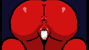 Horny red stickwoman