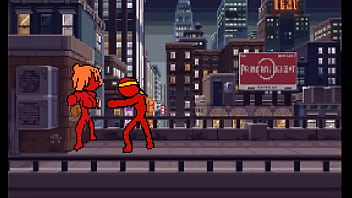 Horny red stickwoman