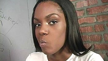 Natural Cute Black Teen Tries Out Gloryhole 30 thumbnail