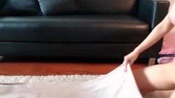 Busty blonde babe live on webcam