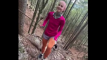 Climbing uphill on trail running is always exhausting carry me ️what’s your trick for getting through the