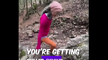 Climbing uphill on trail running is always exhausting carry me ️what’s your trick for getting through the