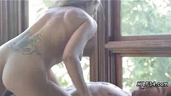 Horny big tit milf slut fucks her bf's