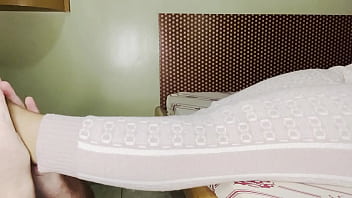 Massageando meus pés