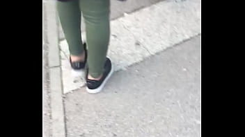 Hijab big ass walking