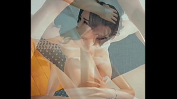 Compañera chupa pene después de estudiar