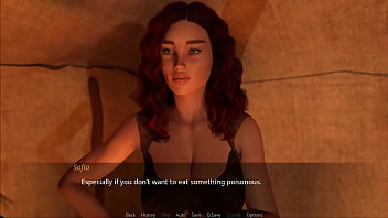 The lust city #03 beautiful red head strips in jungle and gives me a handjob