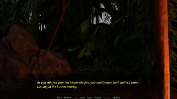 The lust city #03 beautiful red head strips in jungle and gives me a handjob