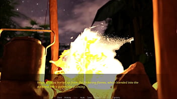 The lust city #03 beautiful red head strips in jungle and gives me a handjob