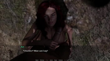 The lust city #03 beautiful red head strips in jungle and gives me a handjob