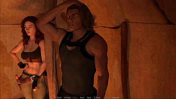 The lust city #03 beautiful red head strips in jungle and gives me a handjob