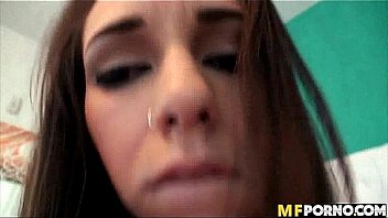 Cute skinny brunette teen gets some dick 5