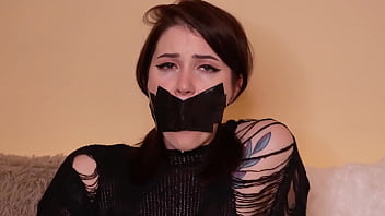 Duck tape and gag ball masturbation Duck tape and gag ball masturbation