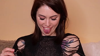 Duck tape and gag ball masturbation