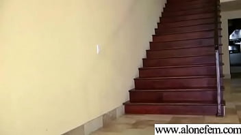 Teen girl amateur masrtubating in front of camera vid 27