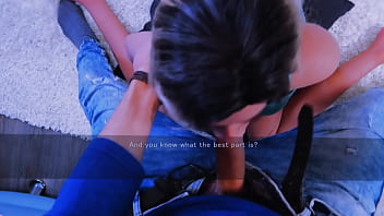 Ella m e espera bien sexi para chuparme mi polla