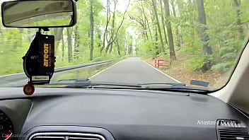 From the office on lunch car jerk session for boss turns wild