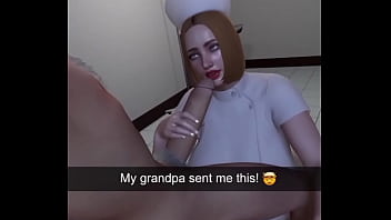 Milf drinks a old man cum